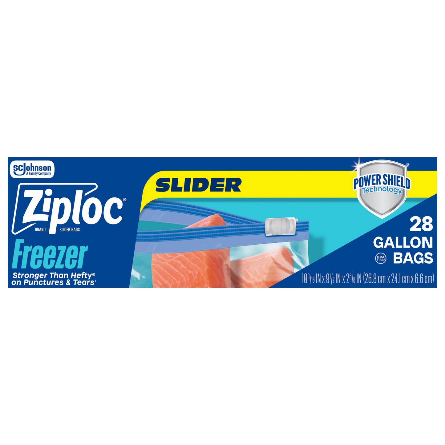 Ziploc Gallon Freezer Slider Bags 28 ct.