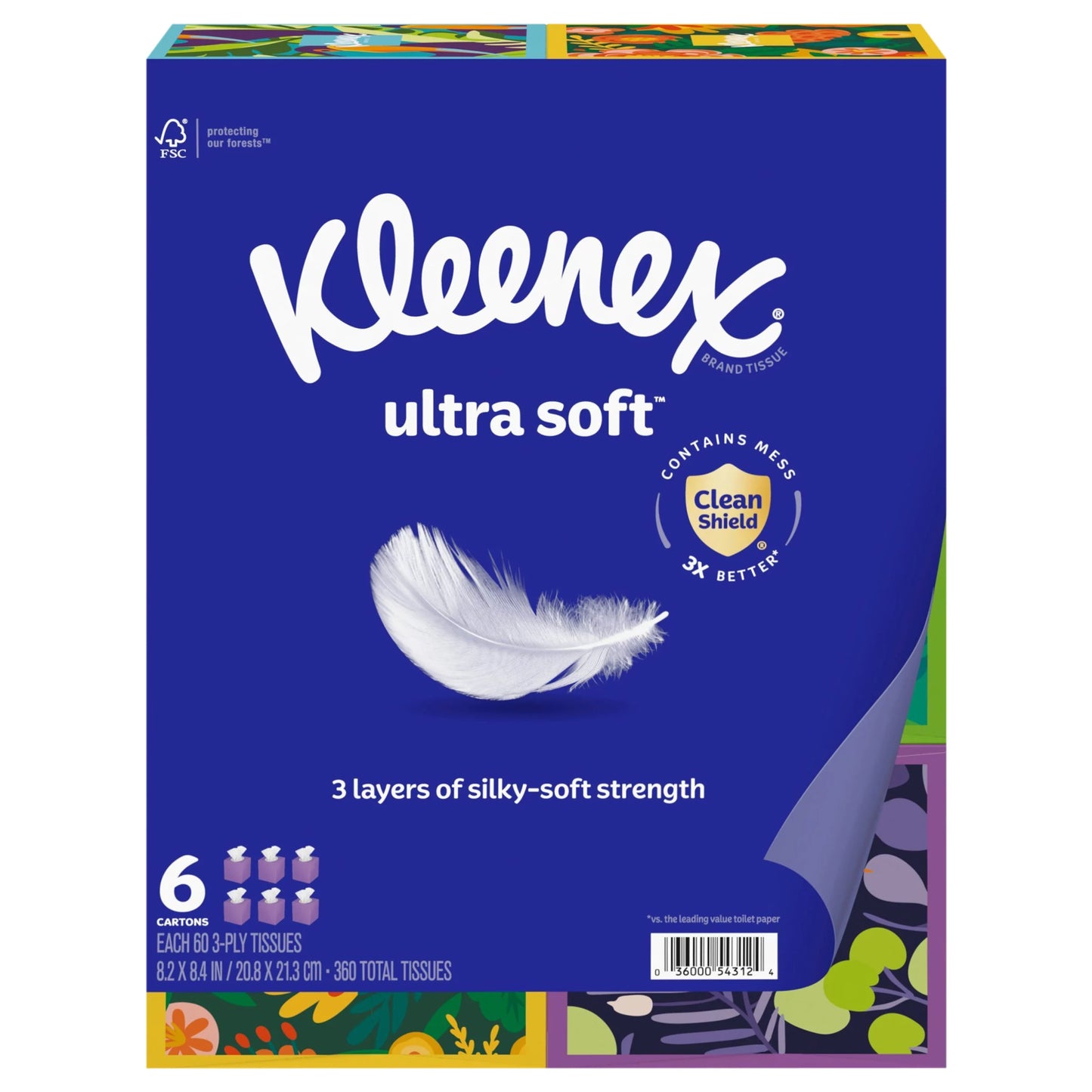 Kleenex Ultra Soft 3-Ply Tissues 360 ct.