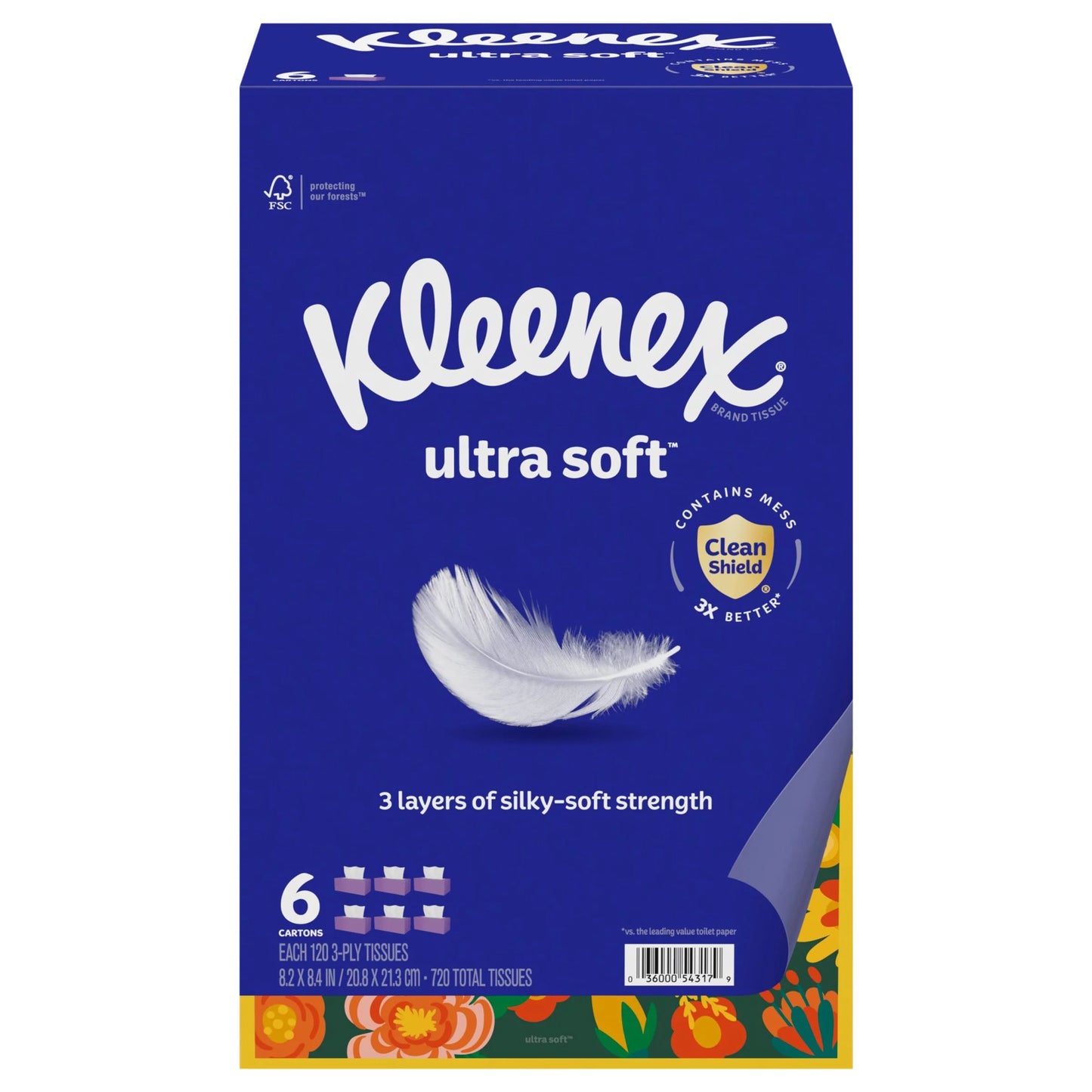 Kleenex Ultra Soft 3-Ply Tissues 720 ct.