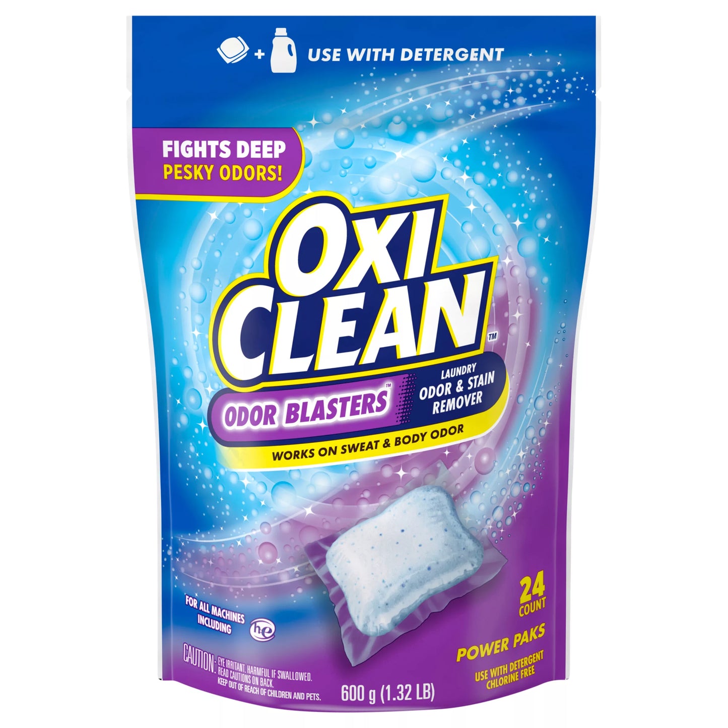 OxiClean Odor Blasters Power Paks Laundry Odor & Stain Remover 24 ct.