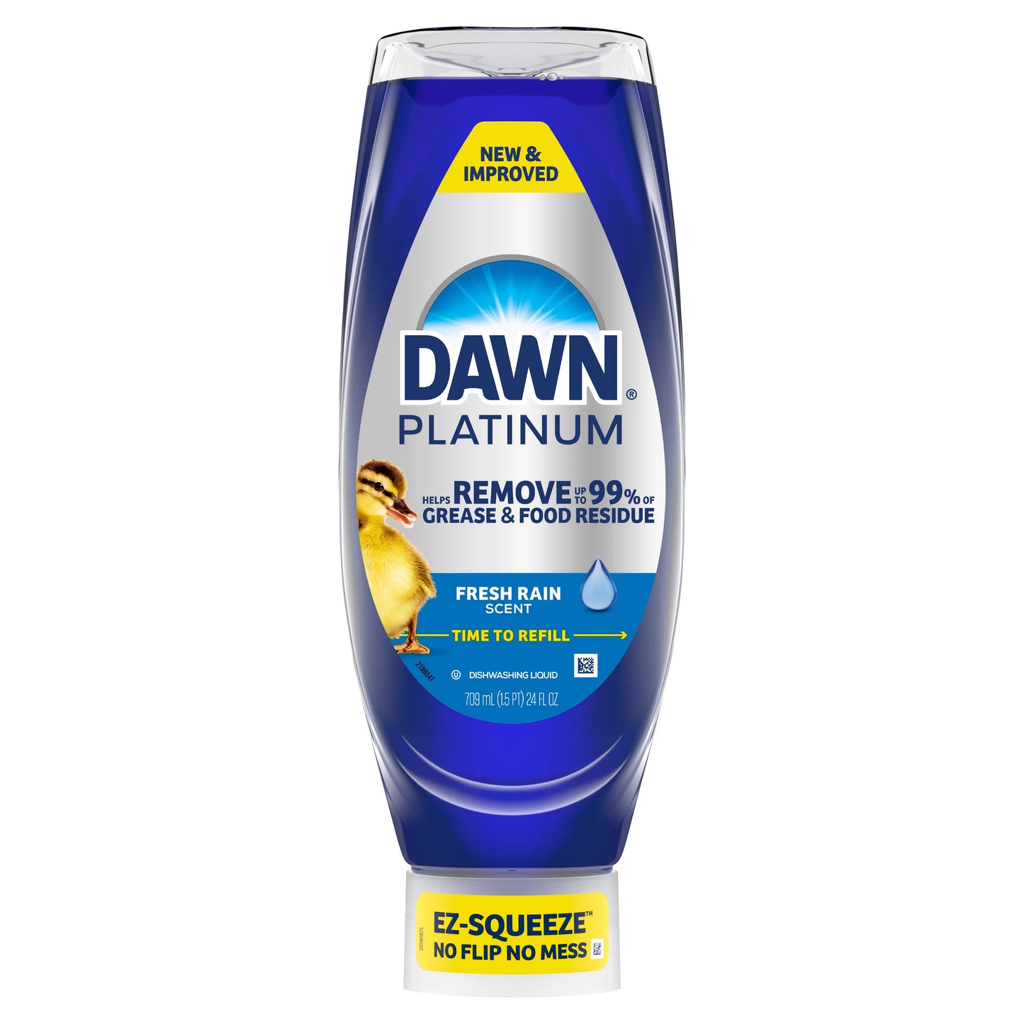 Dawn Platinum EZ Squeeze Dish Soap Fresh Rain 24 fl. oz.