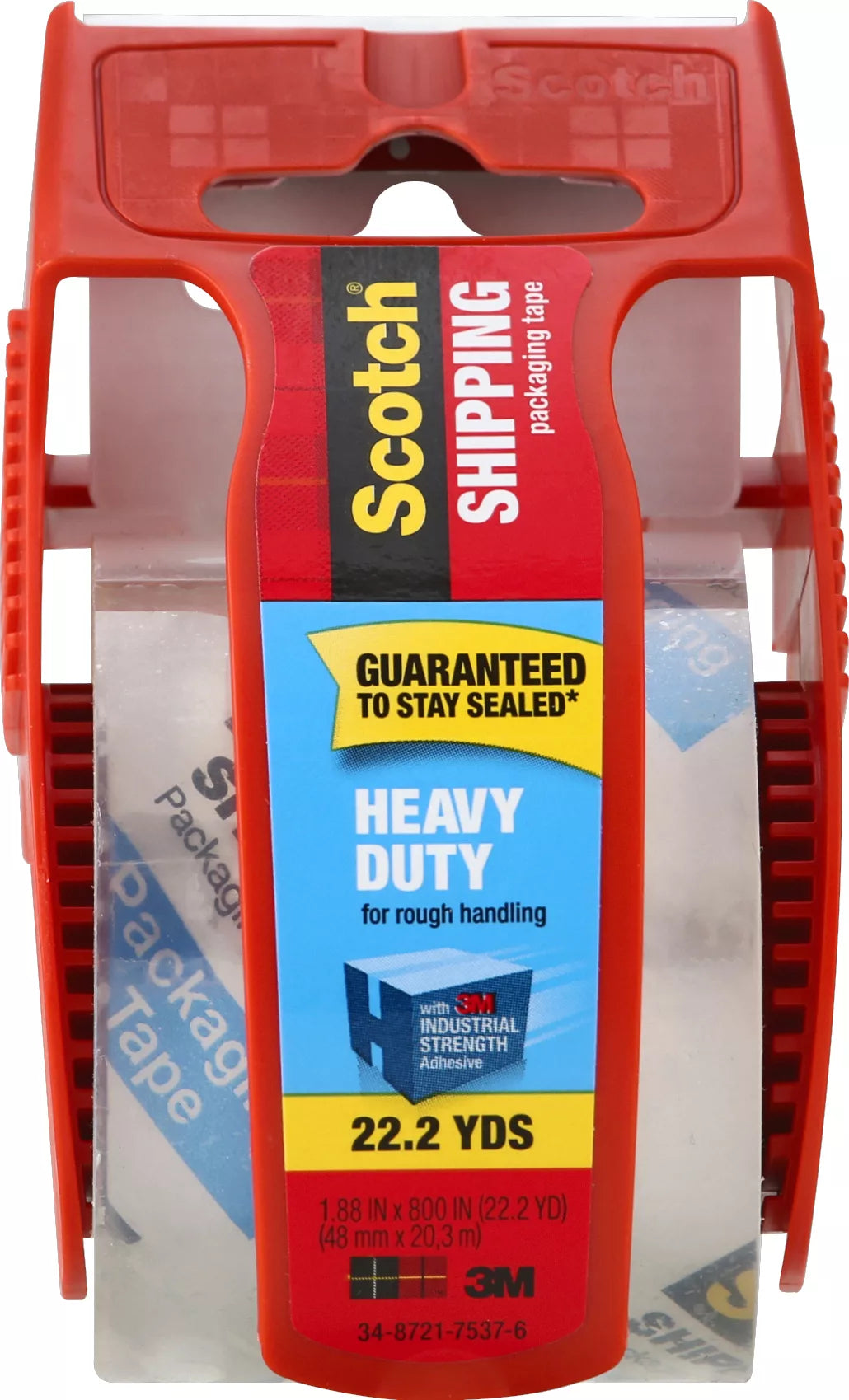 Scotch Packaging Tape, Shipping, 22.2 Yds 22.2 yd.
