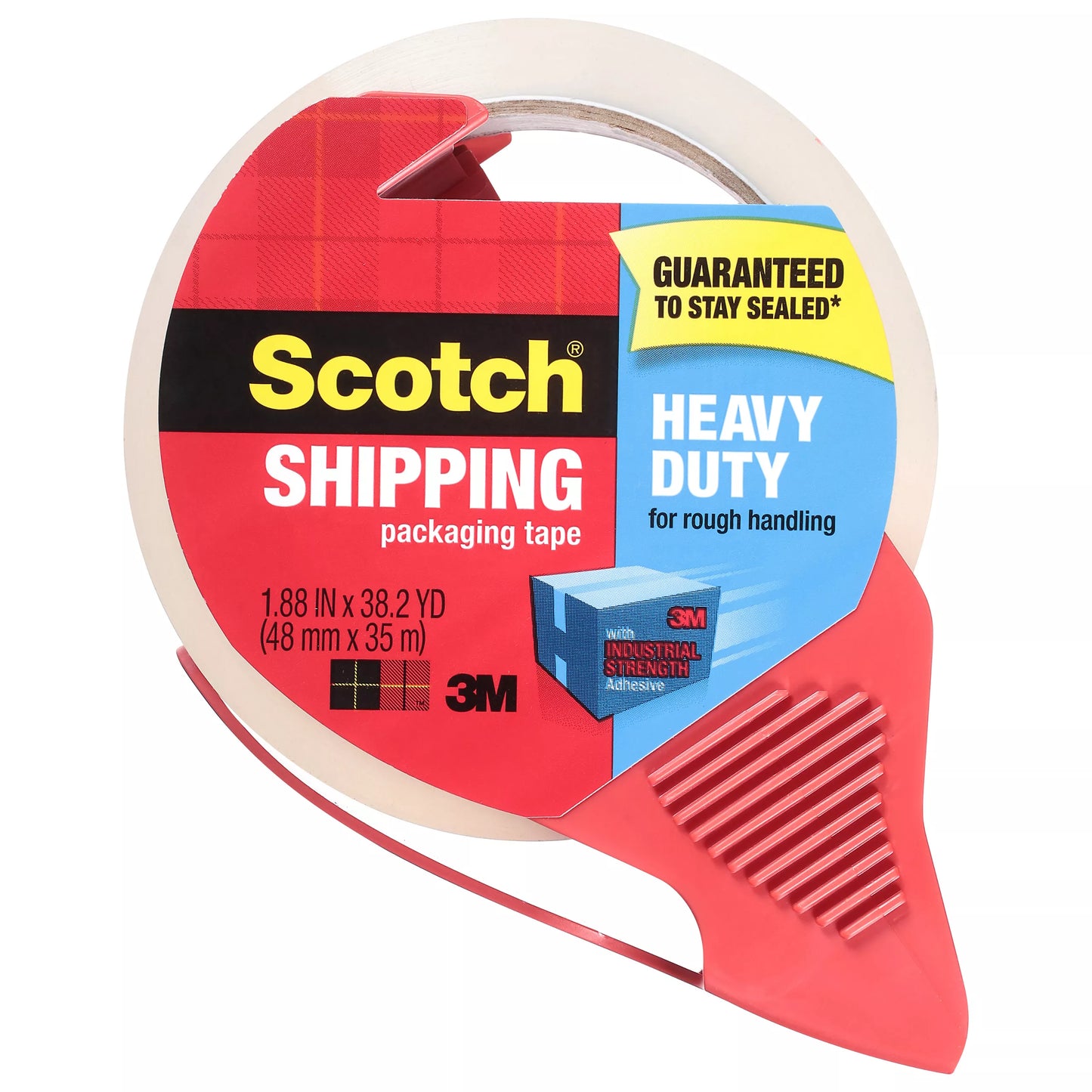 Scotch Packaging Tape, Shipping, Heavy Duty 38.2 yd.
