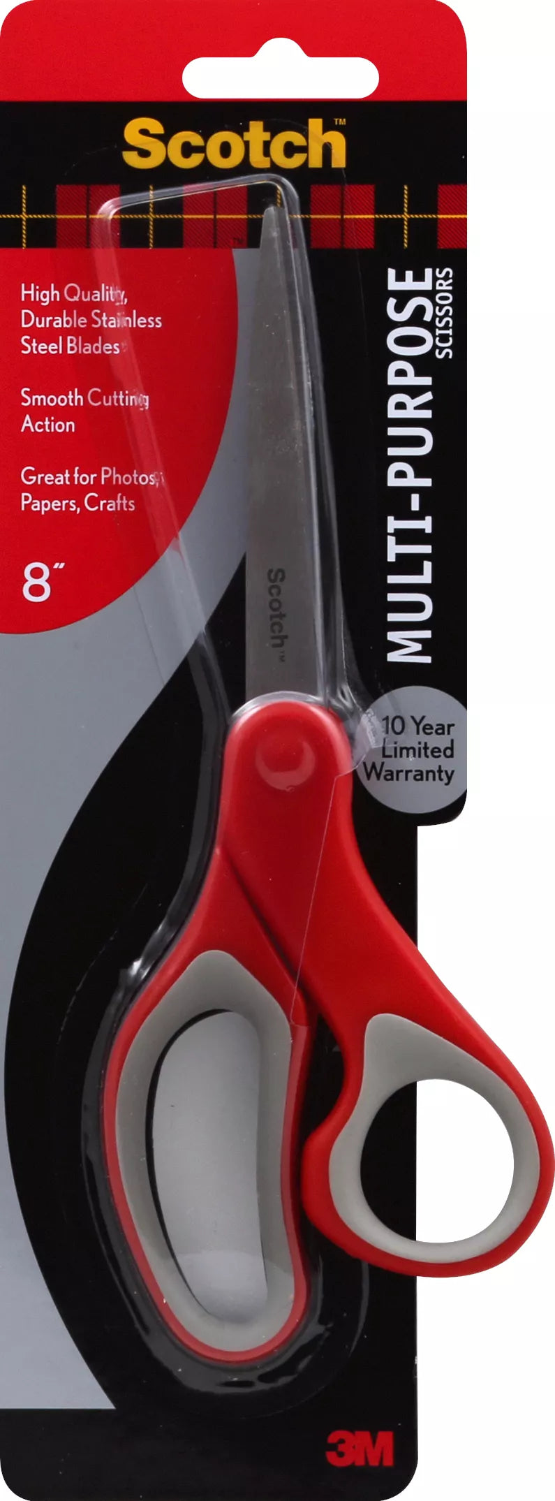 Scotch Scissors, Multi-Purpose, 8 Inches 1 each