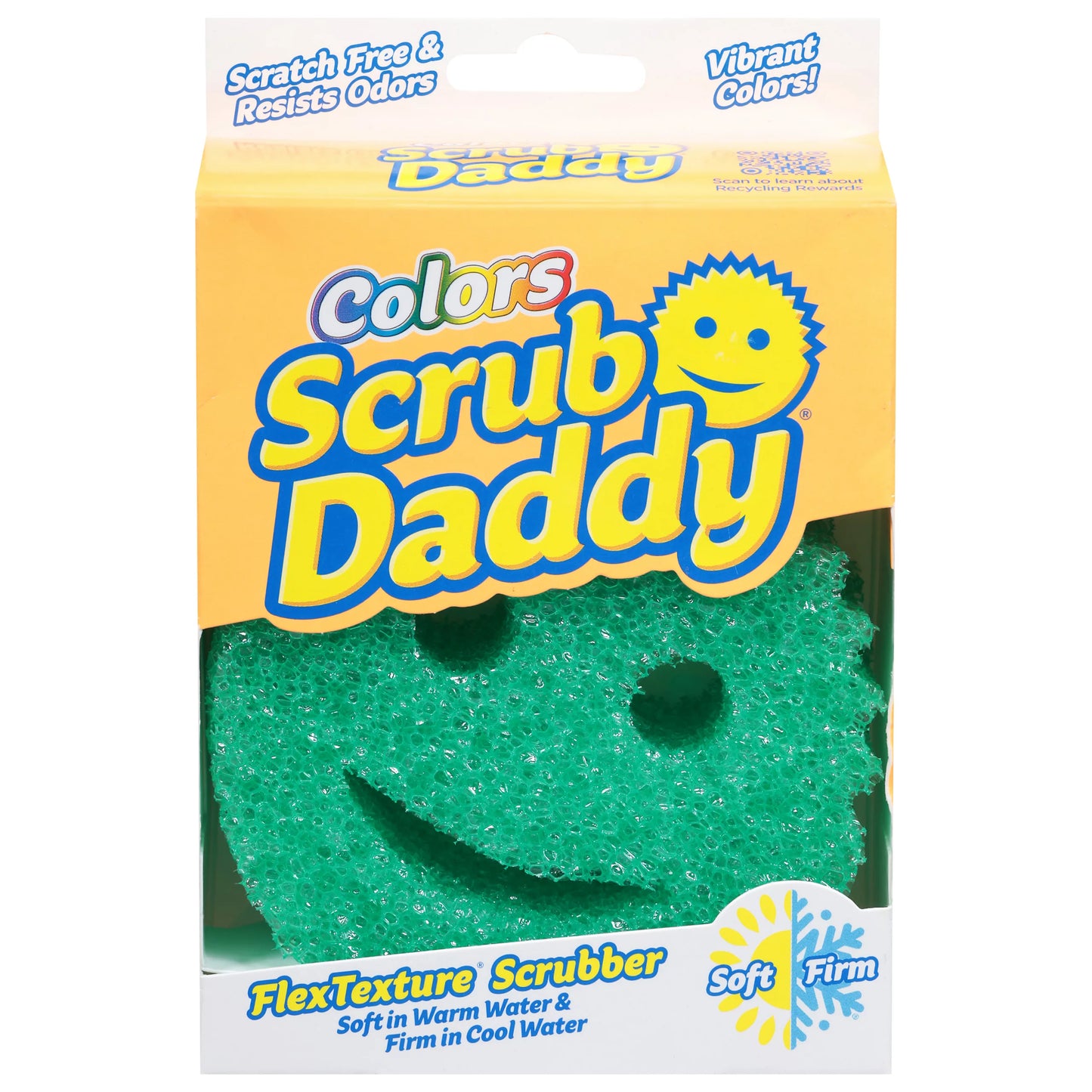 Scrub Daddy Colors FlexTexture Scrubber 1 each