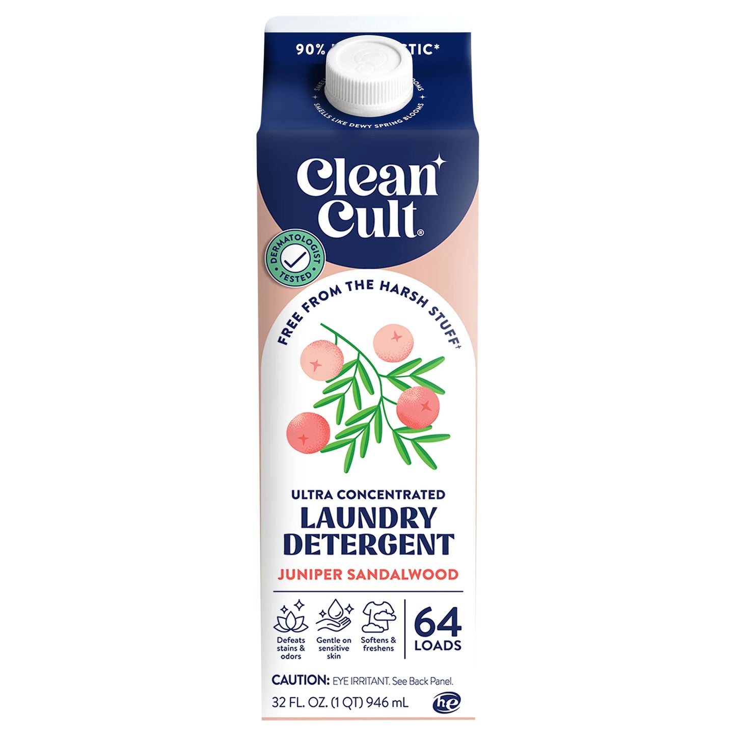 Cleancult Juniper Sandalwood Laundry Detergent 32 fl. oz.