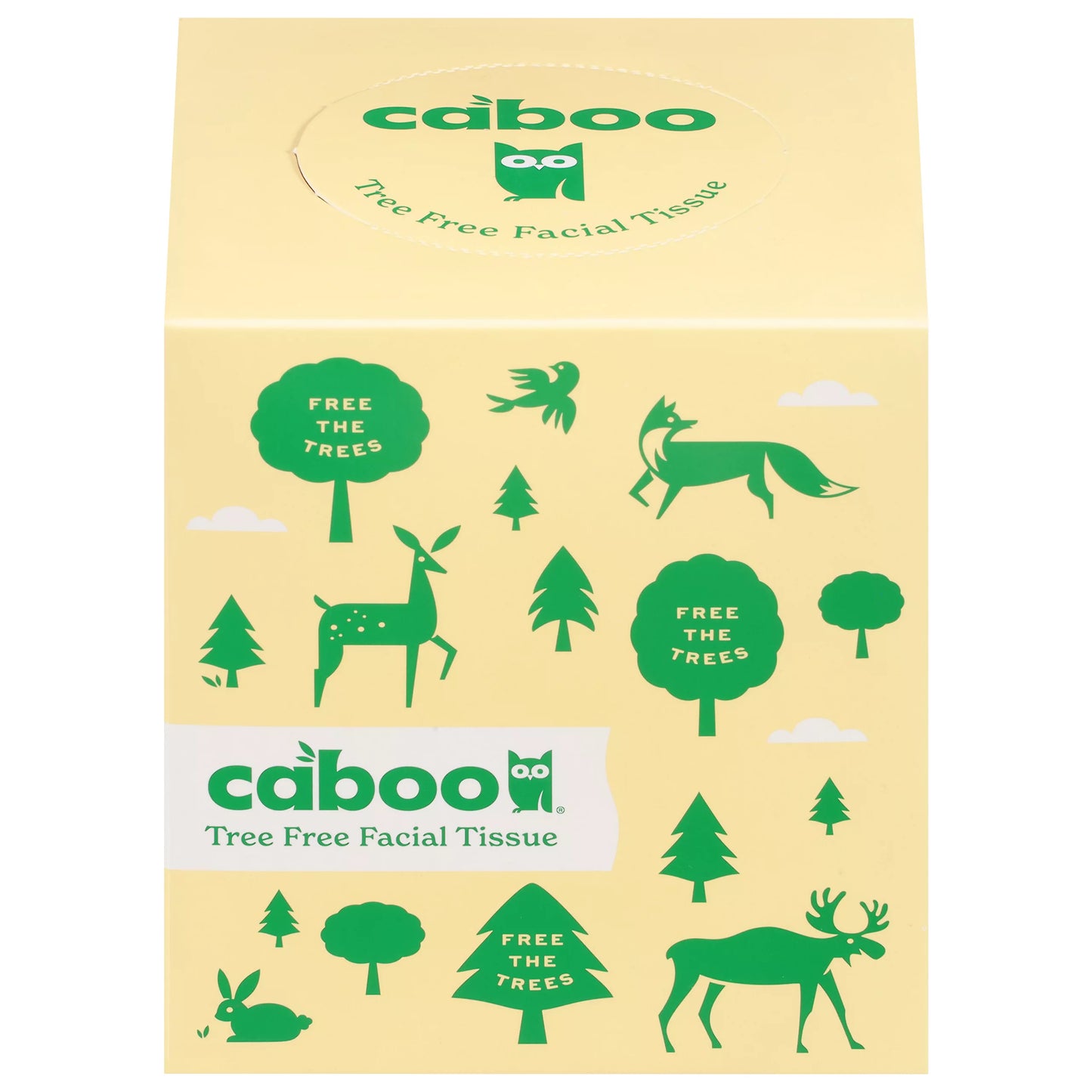 Caboo Facial Tissues, Tree Free, 3-Ply 60 ct.