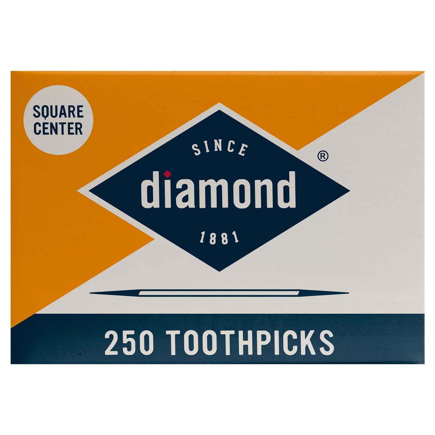 Diamond Toothpicks, Square Center 250 ct.