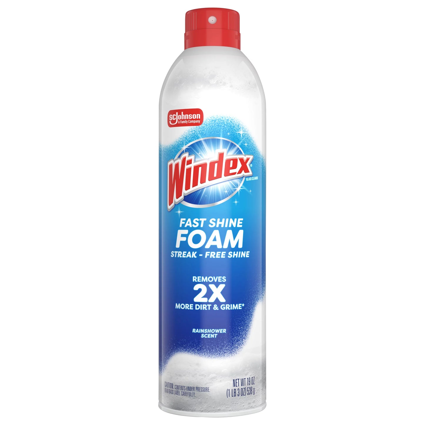 Windex Glass Cleaner, Rainshower Scent 19 ounce