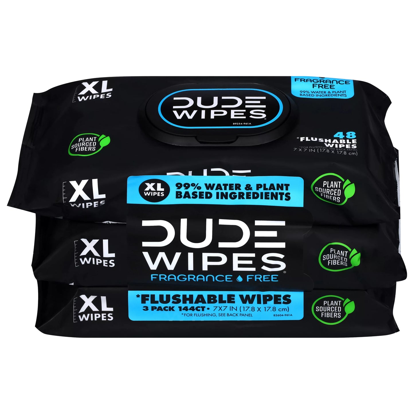 Dude Wipes Fragrance Free Flushable XL Wipes 144 ct.