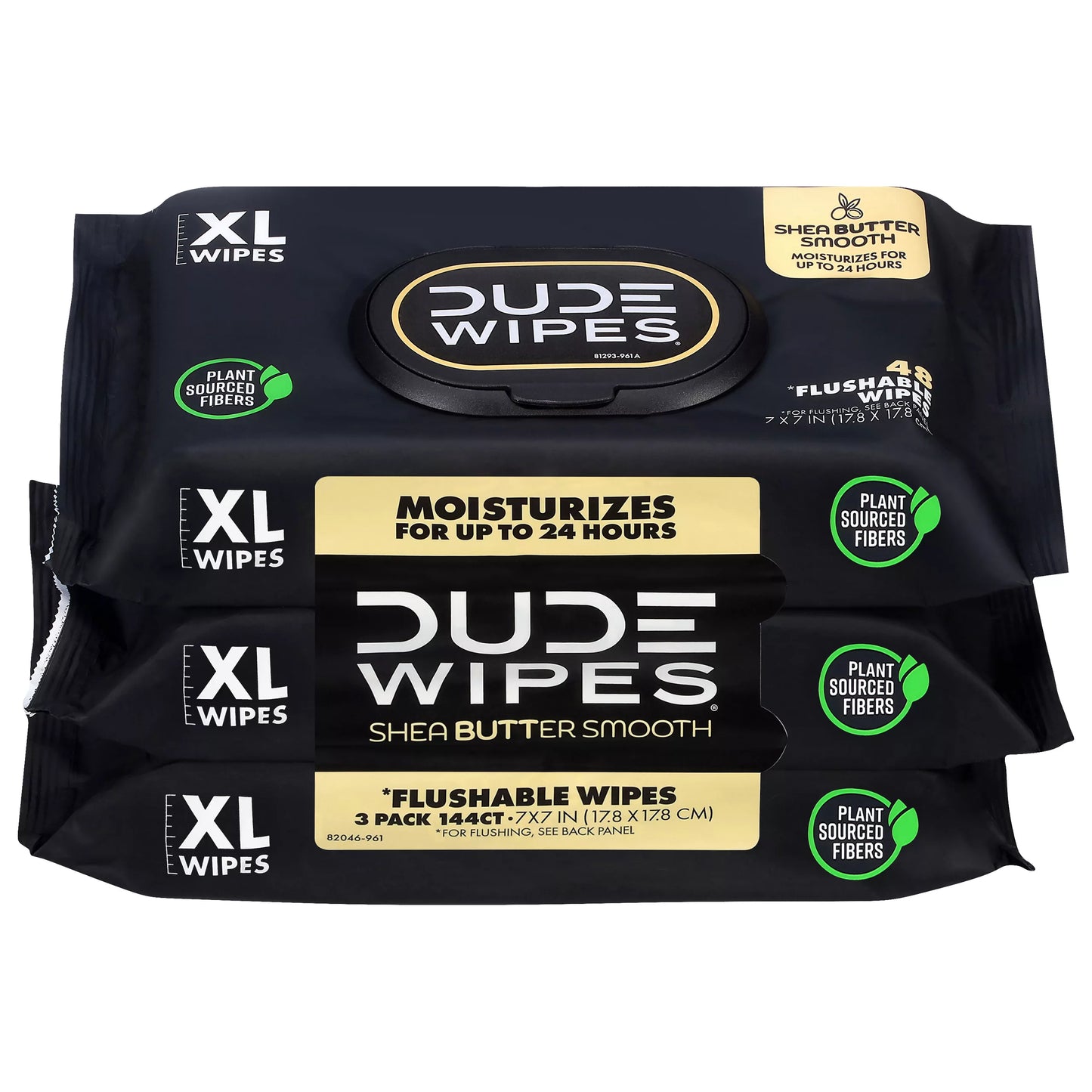 Dude Wipes Shea Butter Smooth Extra Large Flushable Wipes 144 ct.