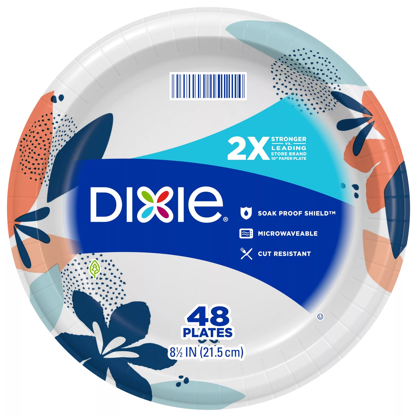 Dixie 8-1/2 Inch, Plates 48 ct.