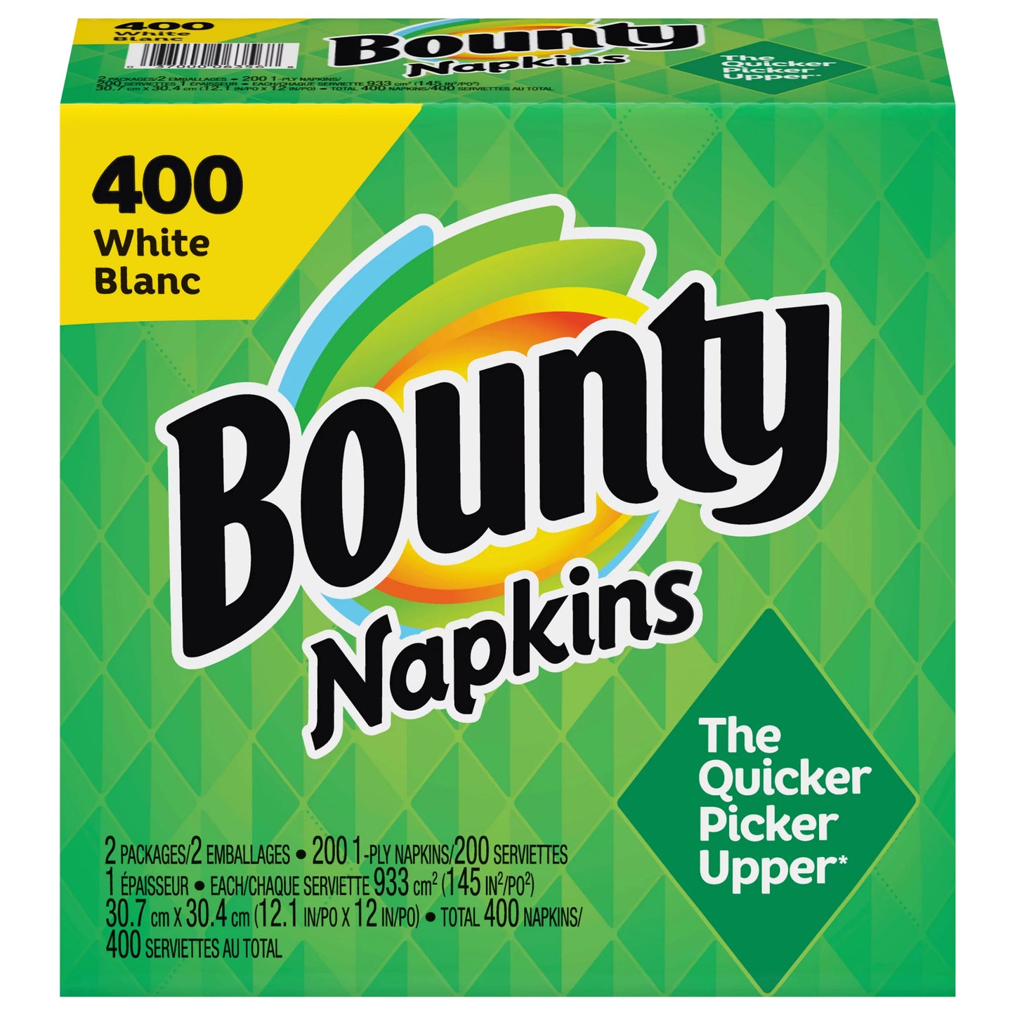 Bounty Paper Napkins, White 400 ct.