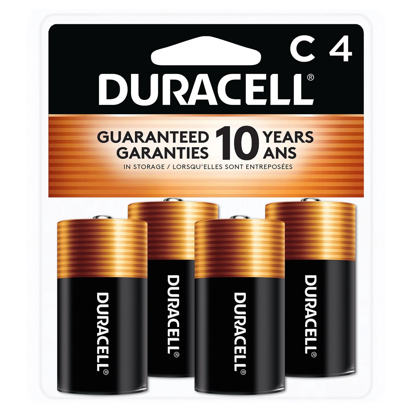 Duracell Coppertop C Alkaline Batteries, 4/Pack 4 each