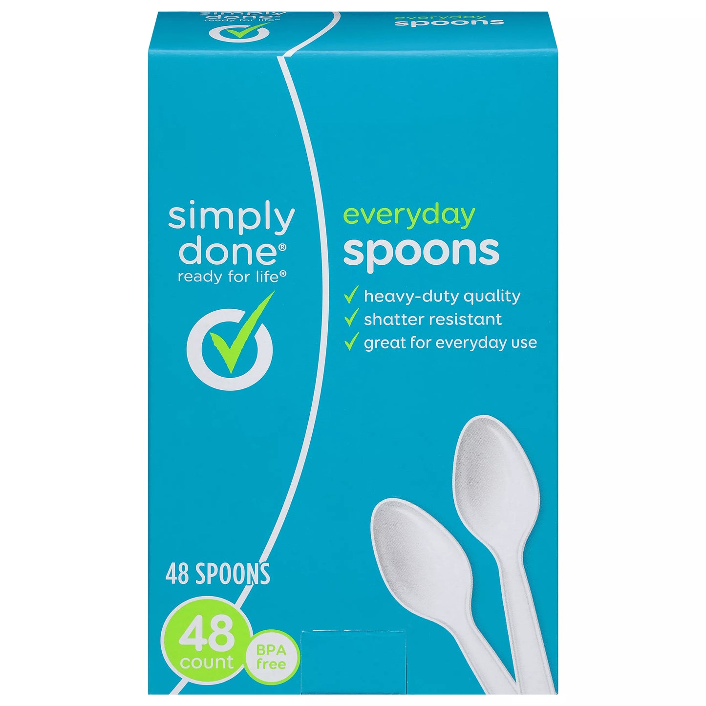 Simply Done Spoons, Everyday 48 ct.