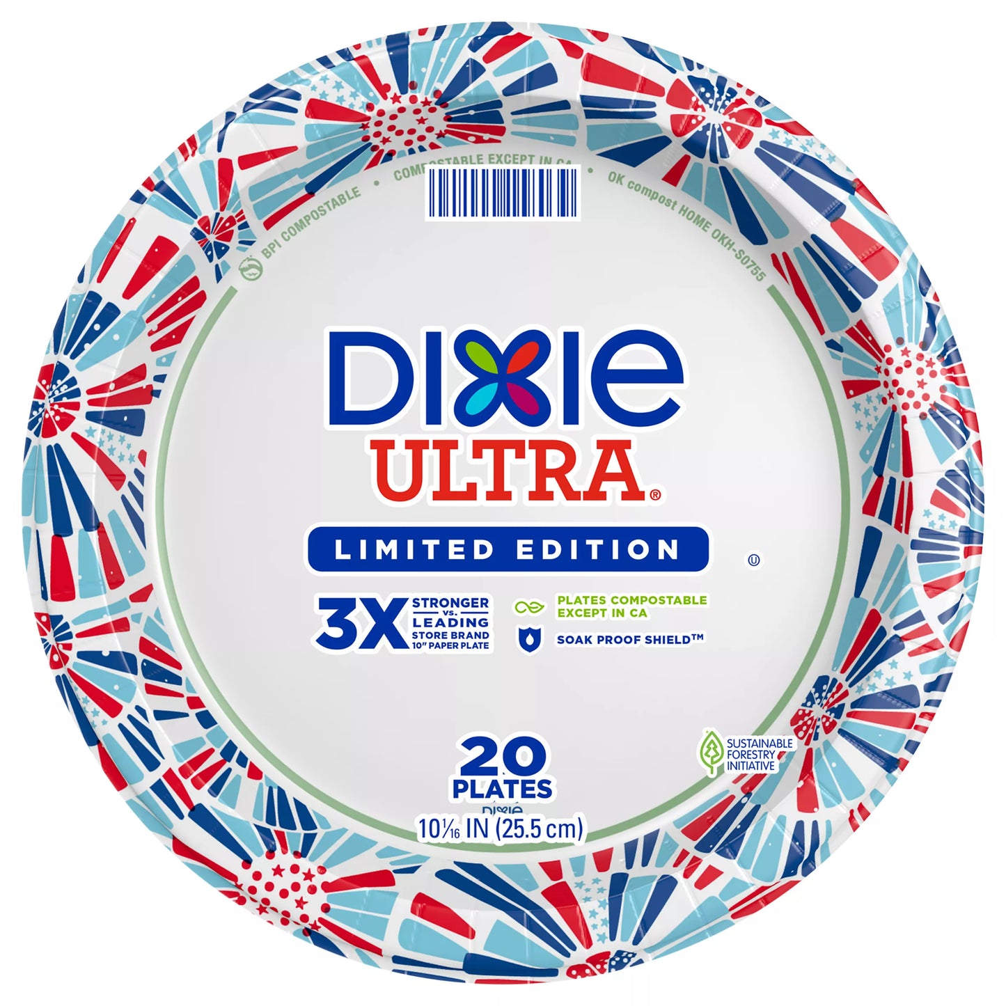 Dixie Ultra 10.06 Inch Plates 20 ct.