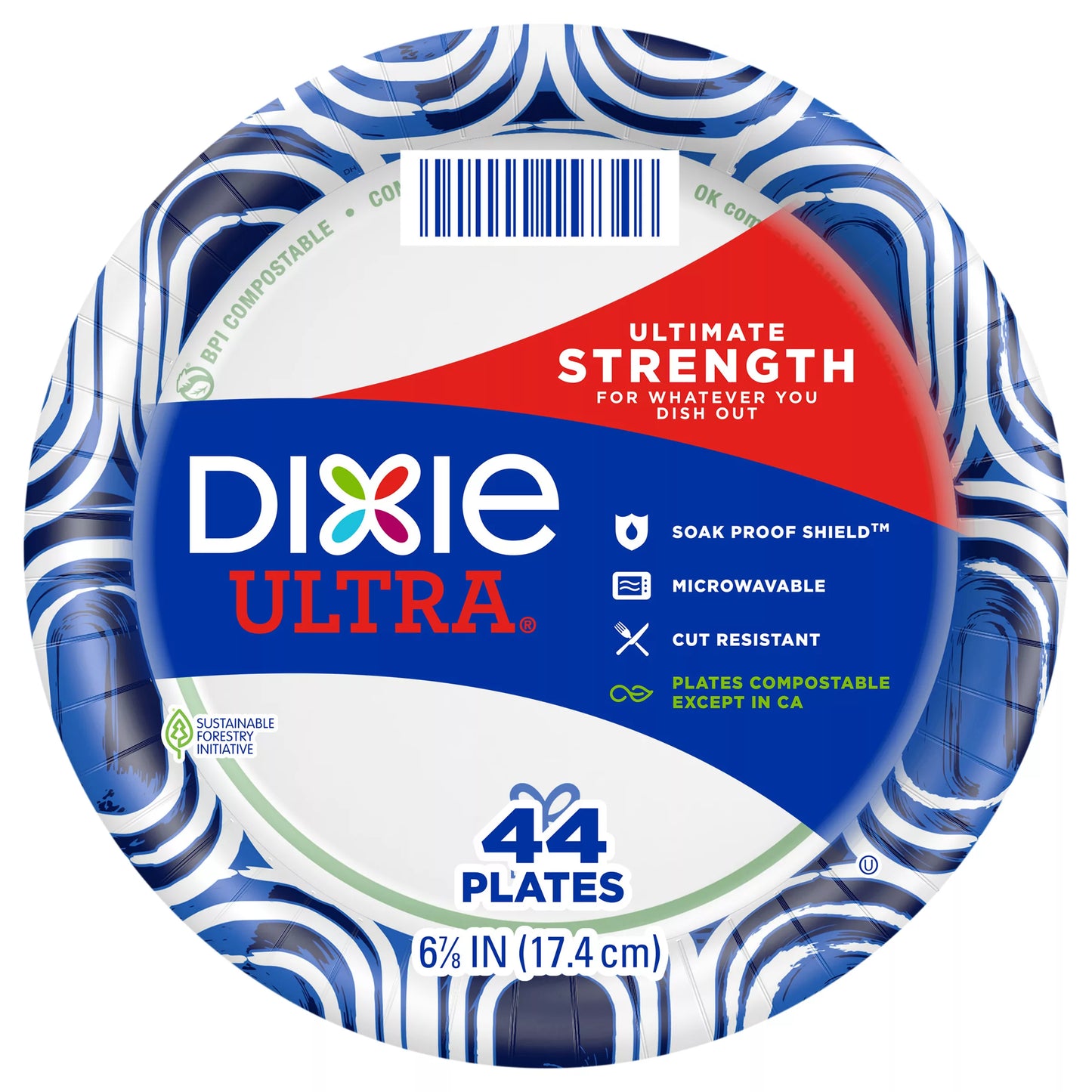 Dixie Ultra 6.875 Inch Plates 44 ct.