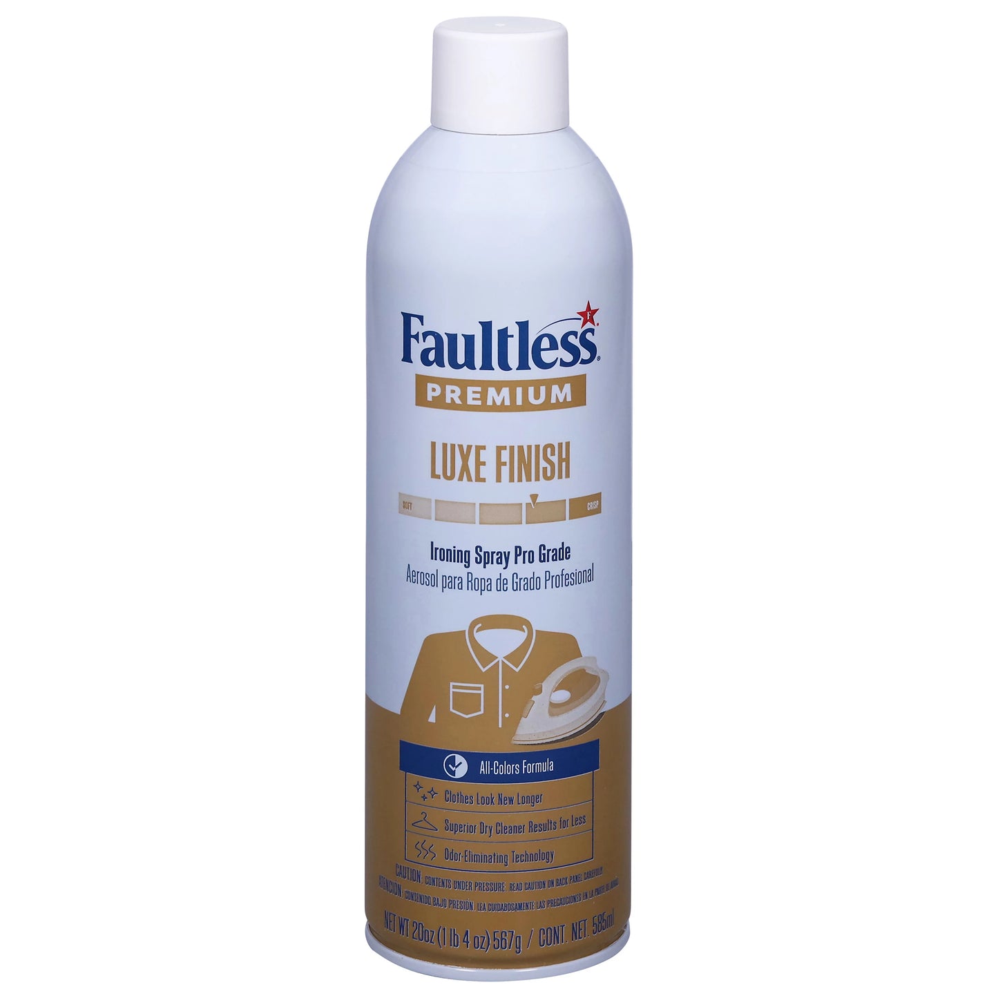 Faultless Luxe Finish Ironing Spray 20 ounce