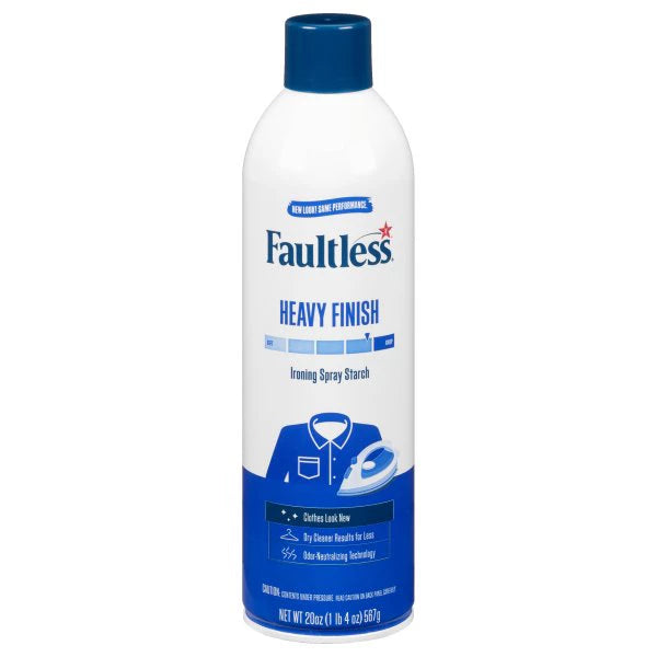 Faultless Heavy Finish Ironing Spray 20 ounce