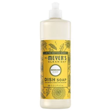 Mrs Meyers Dish Detergent Dandelion 16 fl. oz.