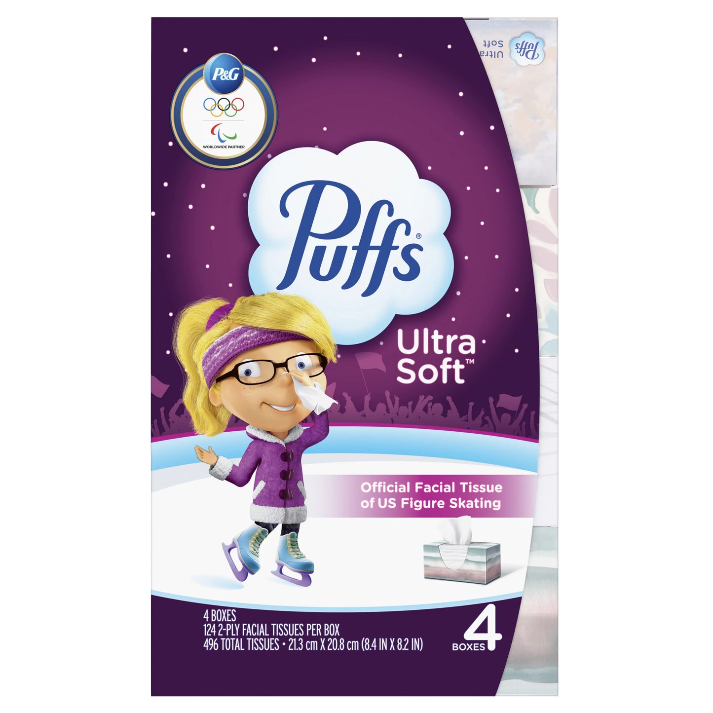 Puffs Ultra Soft Facial Tissue 496 ct.