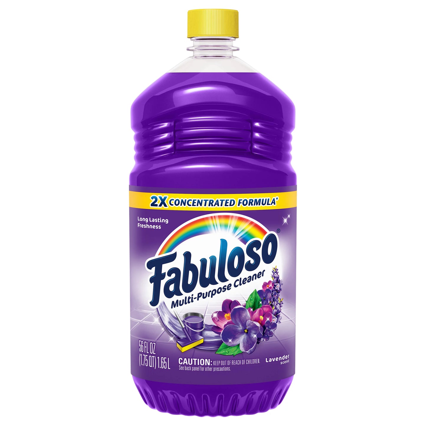 Fabuloso All Purpose Cleaner Multi-Purpose Cleaner, 2X Concentrated Formula, Lavender 56 fl. oz.
