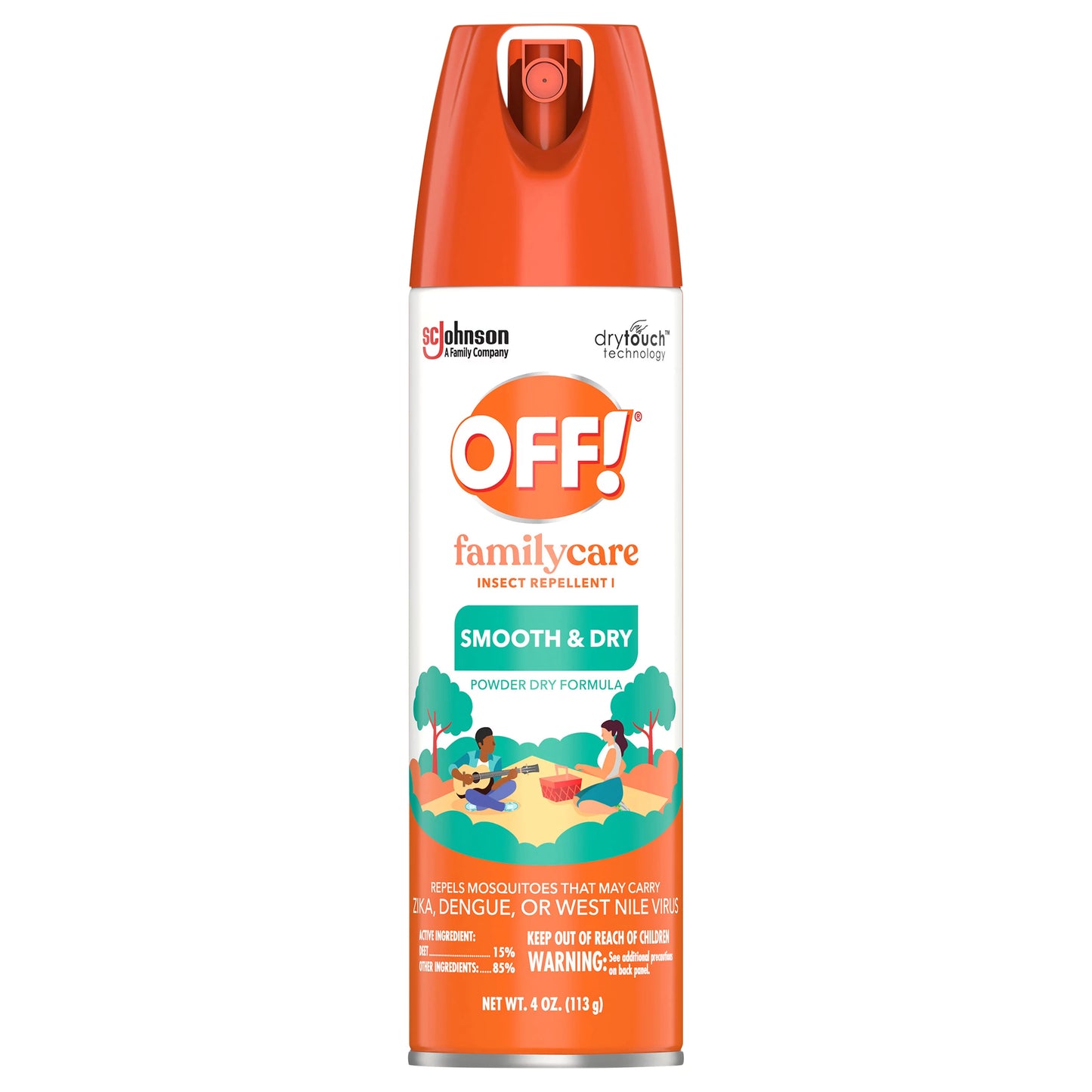 Off! FamilyCare Smooth & Dry Insect Repellent I 4 ounce