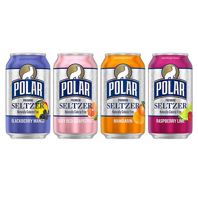 Polar Seltzer Beach Day Can Variety Pack, 30 pk./12 oz.