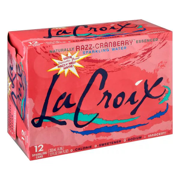 LaCroix Sparkling Water, Razz-Cranberry 12 x 12 fl. oz.