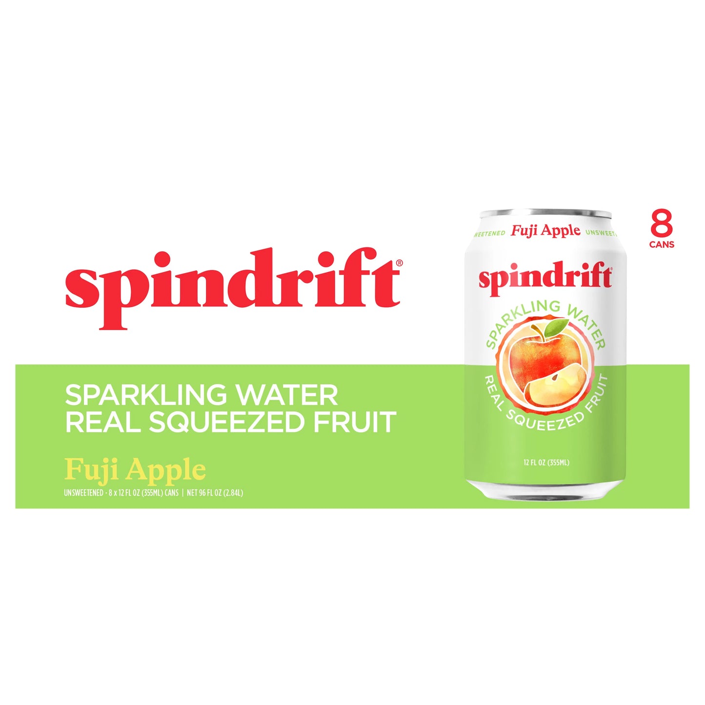 Spindrift Fuji Apple Sparkling Water 96 fl. oz.