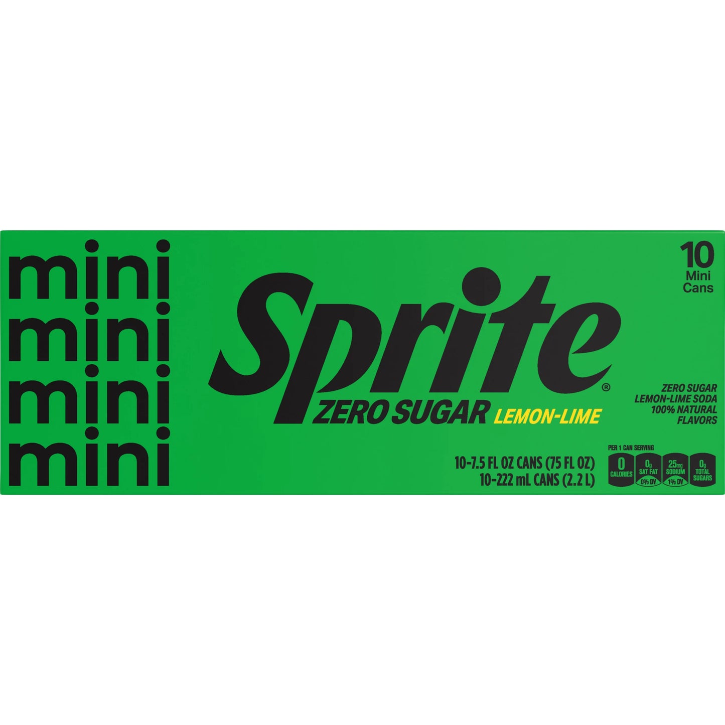 Sprite Zero Sugar Lemon-Lime Soda, Mini Cans 10 x 7.5 fl. oz. bulk pack available from Crabtree Supply. Fast local delivery and nationwide shipping.