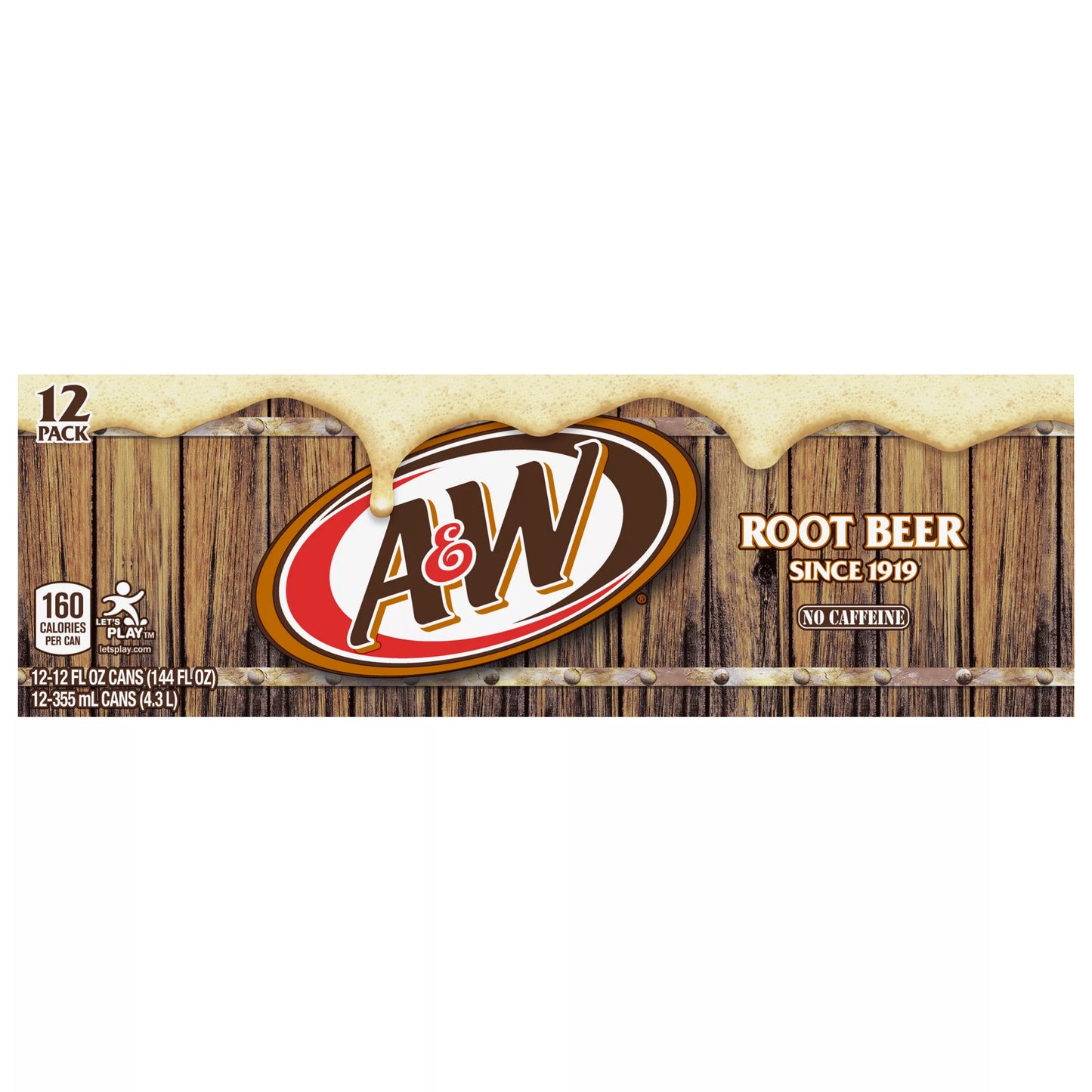 A&W Soda, No Caffeine, Root Beer, 12 Pack 12 x 12 fl. oz. bulk pack available from Crabtree Supply. Fast local delivery and nationwide shipping.