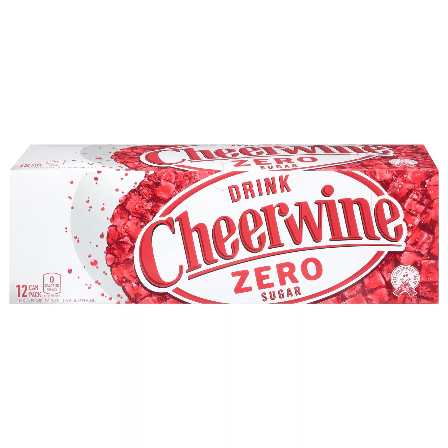Cheerwine Soda, Zero Sugar, 12 Pack 12 x 12 fl. oz. bulk pack available from Crabtree Supply. Fast local delivery and nationwide shipping.