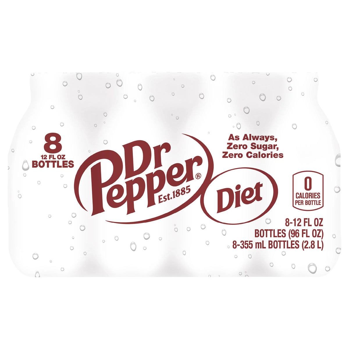 Dr Pepper Soda, Diet 8 x 12 fl. oz. bulk pack available from Crabtree Supply. Fast local delivery and nationwide shipping.