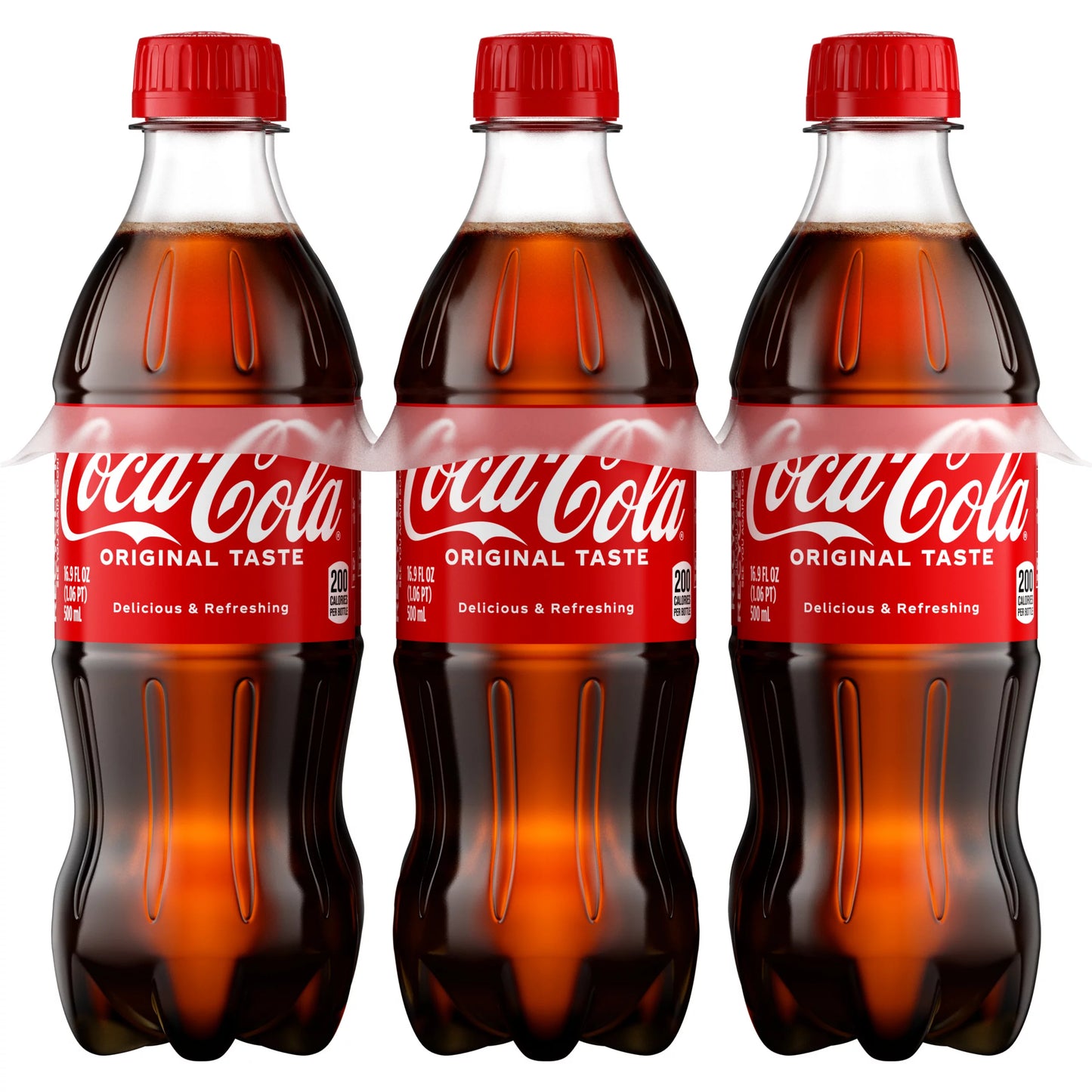 Coca-Cola Soda Bottles 6 x 16.9 fl. oz. bulk pack available from Crabtree Supply. Fast local delivery and nationwide shipping.
