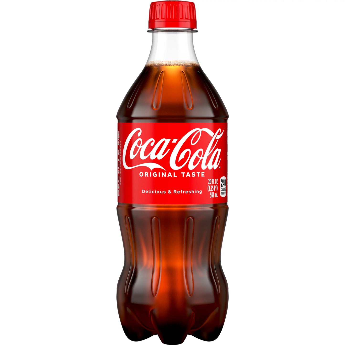 Coca-Cola Soda Bottle 20 fl. oz. bulk pack available from Crabtree Supply. Fast local delivery and nationwide shipping.
