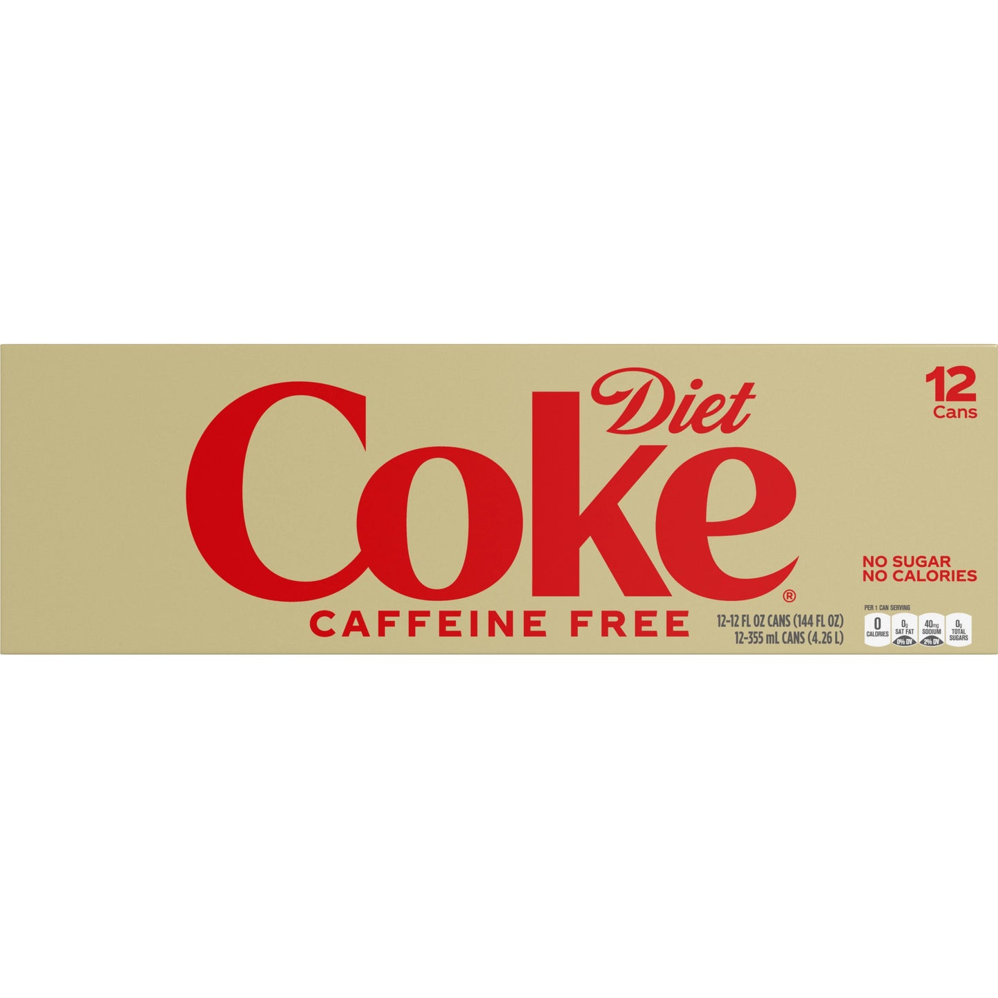 Diet Coke Caffeine Free Soda Cans 12 x 12 fl. oz. bulk pack available from Crabtree Supply. Fast local delivery and nationwide shipping.