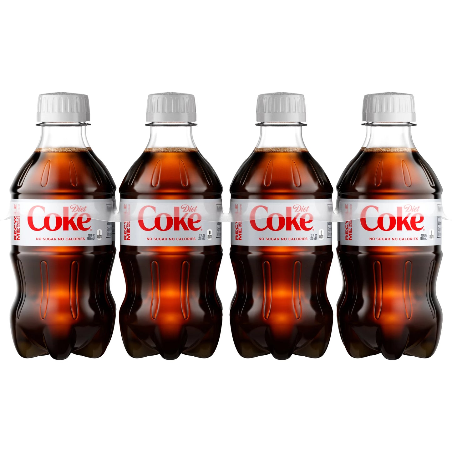 Diet Coke Soda Bottles 8 x 12 fl. oz. bulk pack available from Crabtree Supply. Fast local delivery and nationwide shipping.