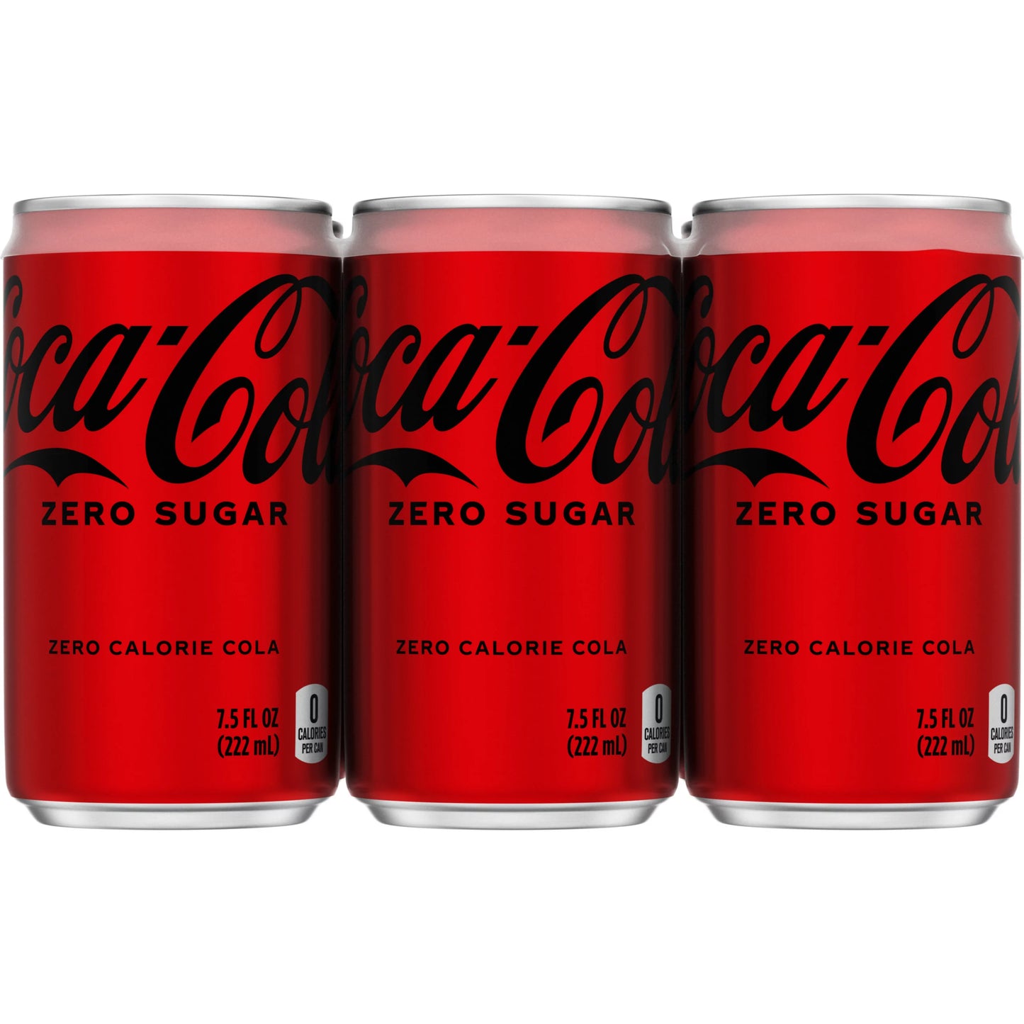 Coca-Cola Zero Sugar Mini Soda Cans 6 x 7.5 fl. oz. bulk pack available from Crabtree Supply. Fast local delivery and nationwide shipping.
