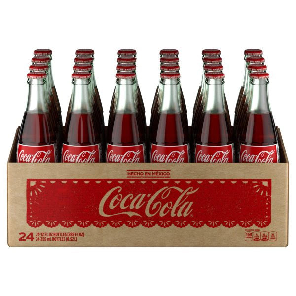 Coca-Cola Mexico Glass Bottles, 355 mL, 24 pk. bulk pack available from Crabtree Supply. Fast local delivery and nationwide shipping.