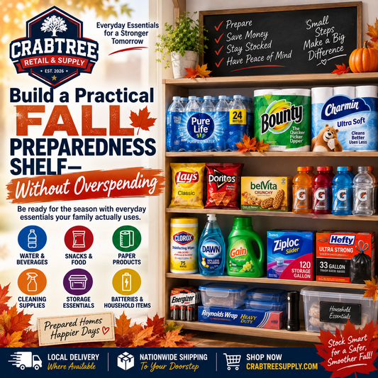 Build a Practical Fall Preparedness Shelf—Without Overspending
