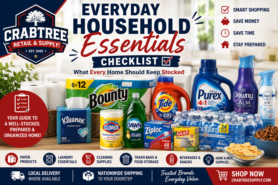 Everyday Household Essentials Checklist: What Every Home Should Keep Stocked