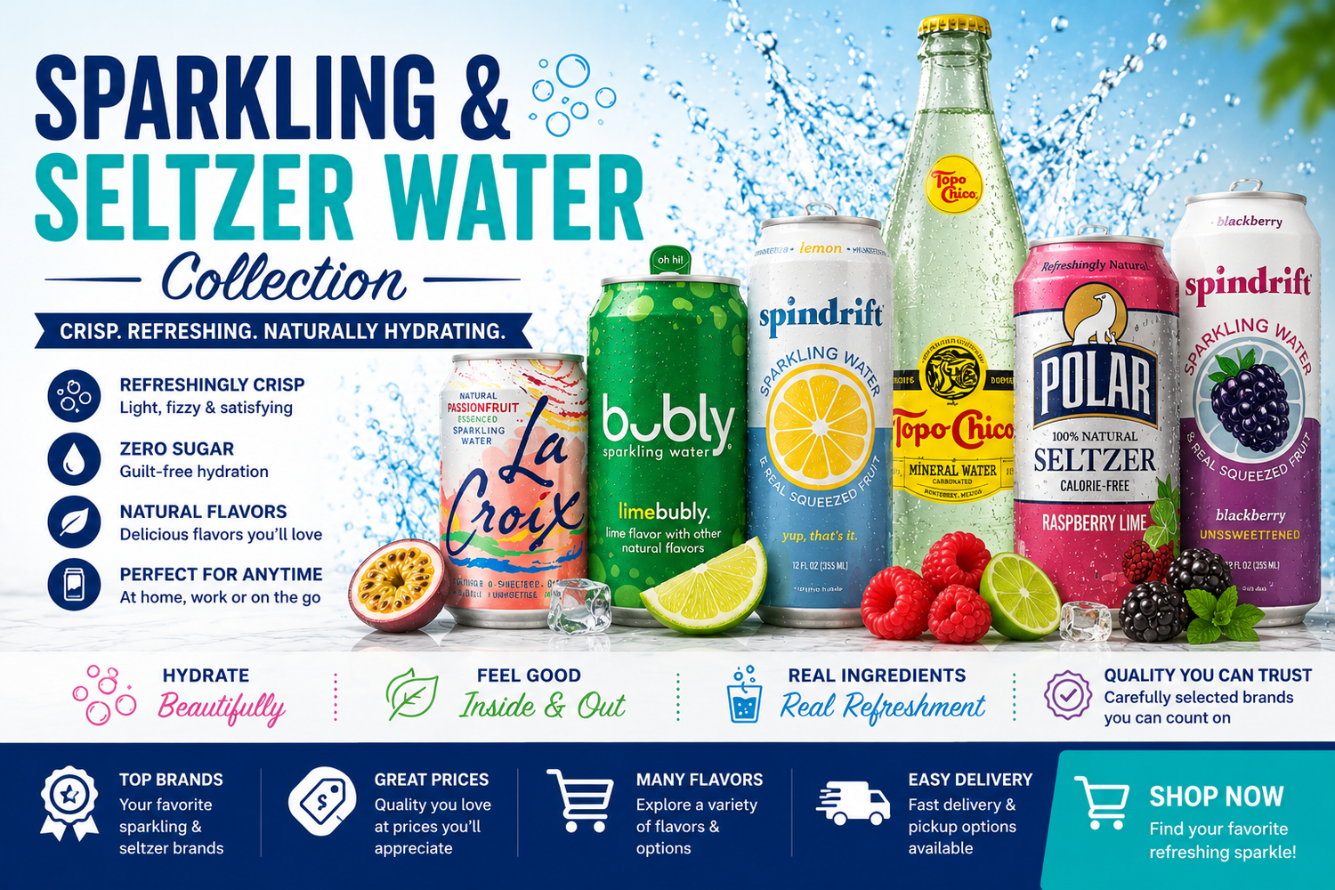 Sparkling & Seltzer Water