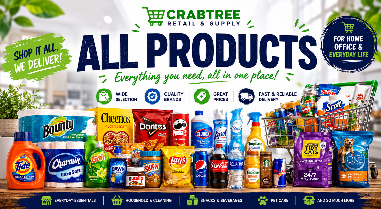 Shop Everyday Essentials, Snacks, Beverages & More
