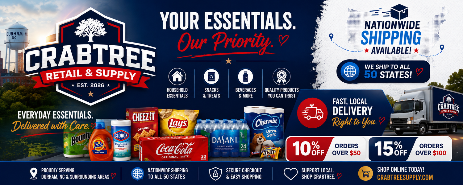 Crabtree Retail & Supply | Everyday Essentials, Snacks, Beverages & More