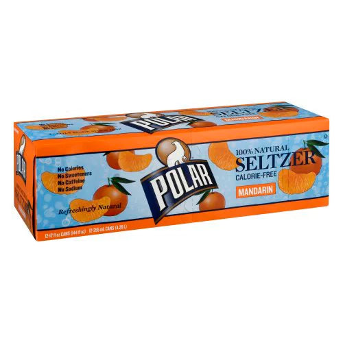 Polar Seltzer, Mandarin bulk pack available from Crabtree Supply. Fast local delivery and nationwide shipping.