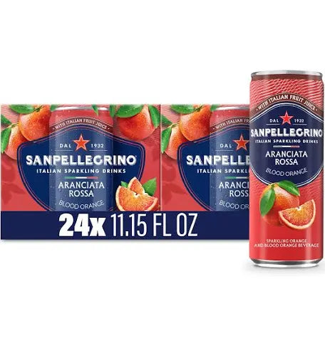 San Pellegrino Italian Sparkling Drink, Aranciata Rossa, 11.15 fl oz, 24-count. bulk pack available from Crabtree Supply. Fast local delivery and nationwide shipping.