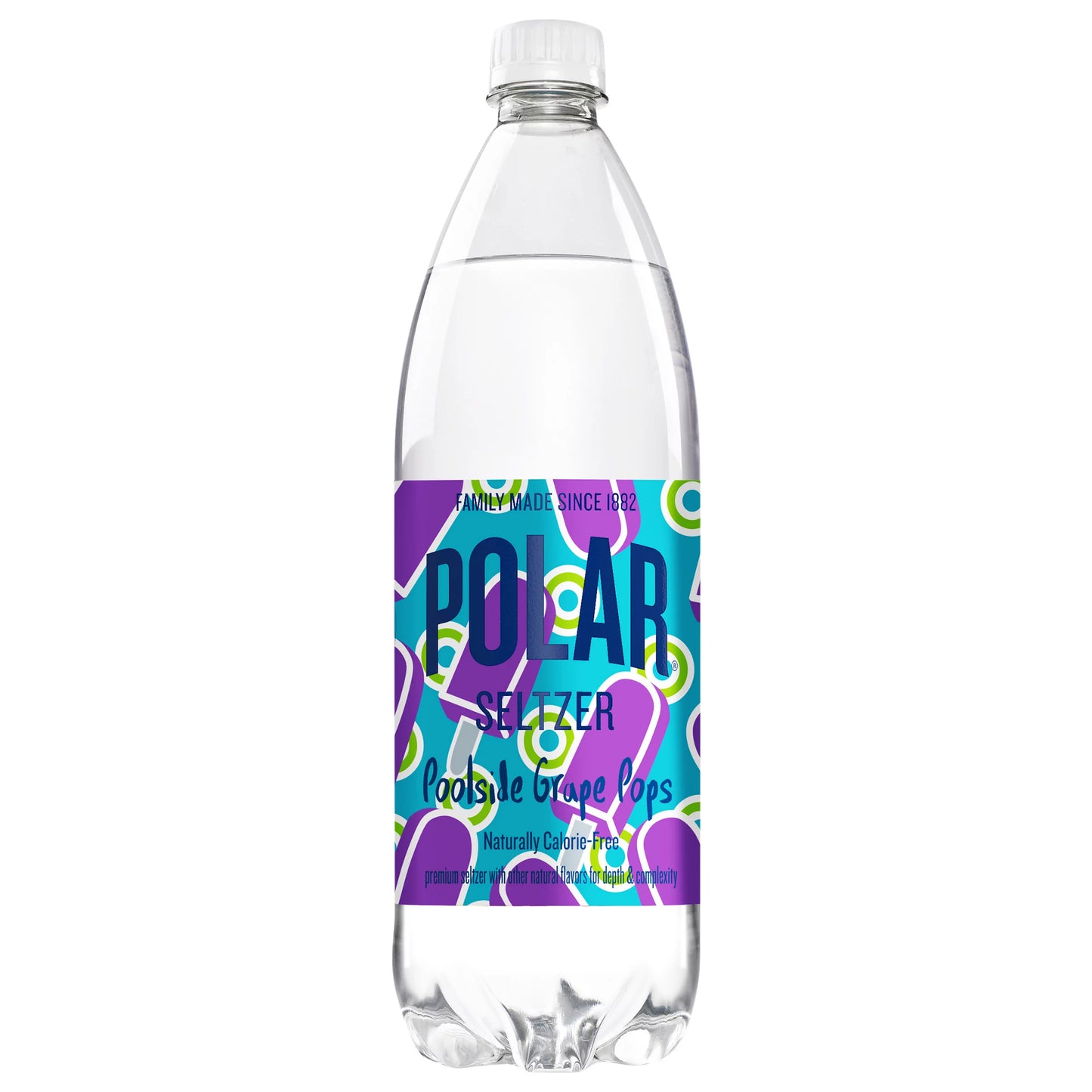 Polar Poolside Grape Pops Seltzer 33.8 fl. oz.