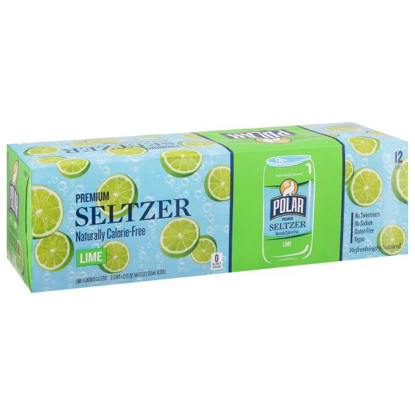 Polar Seltzer, Lime, Premium bulk pack available from Crabtree Supply. Fast local delivery and nationwide shipping.