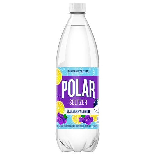 Polar Blueberry Lemon Seltzer 33.8 fl. oz.